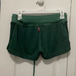 Trendy Preppy Hard tail Never worn green girls shorts size small